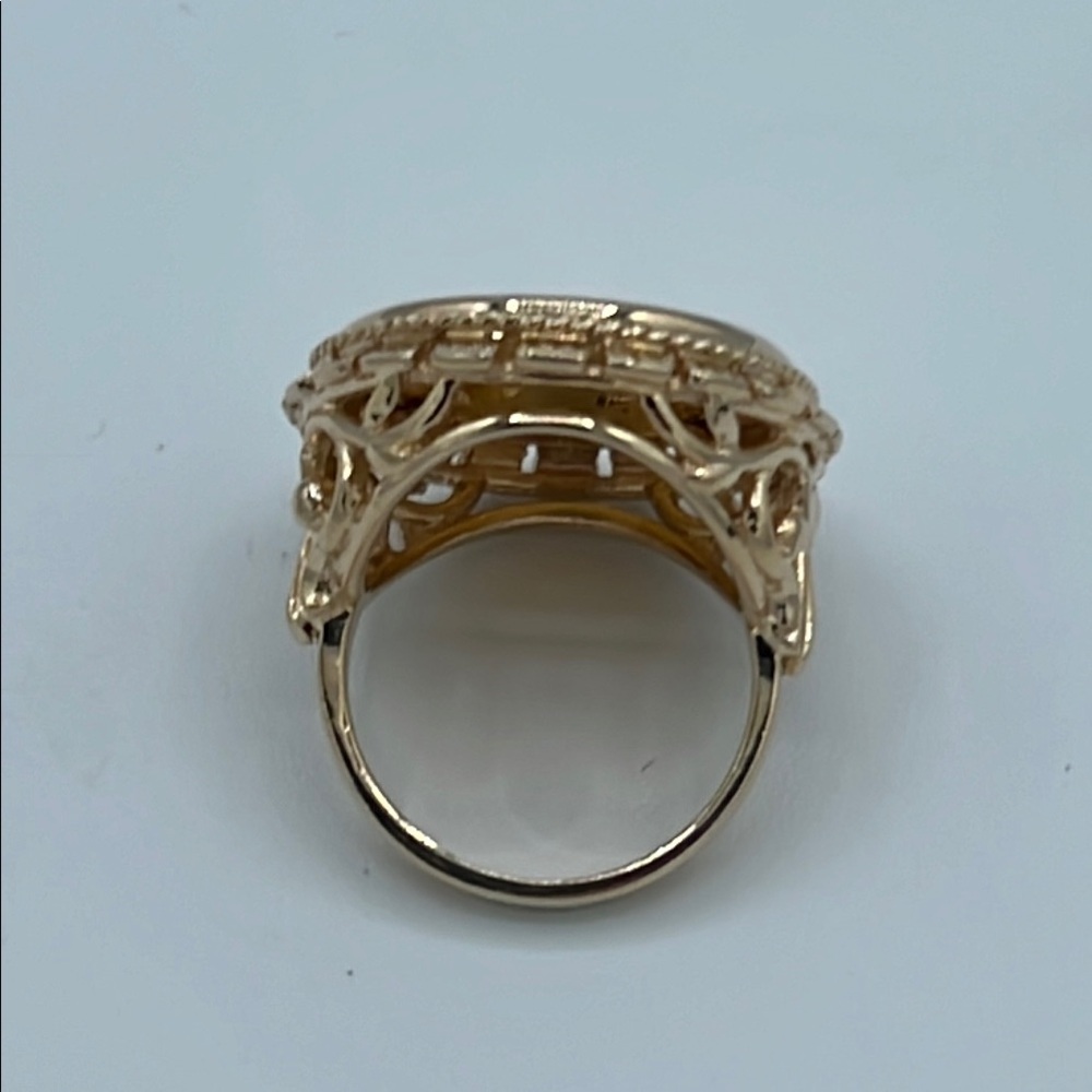 C146 1997 1/10 oz Yorkie .9999 Fine Gold Coin Ring – Set in Solid 14K sz 5.75 - Picture 6 of 12